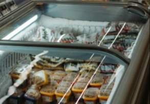 frozen food supermarket